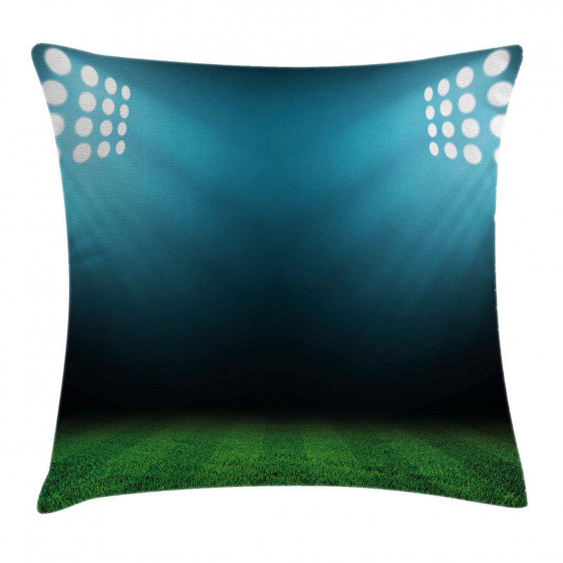 Night at Stadium Pillow Cover