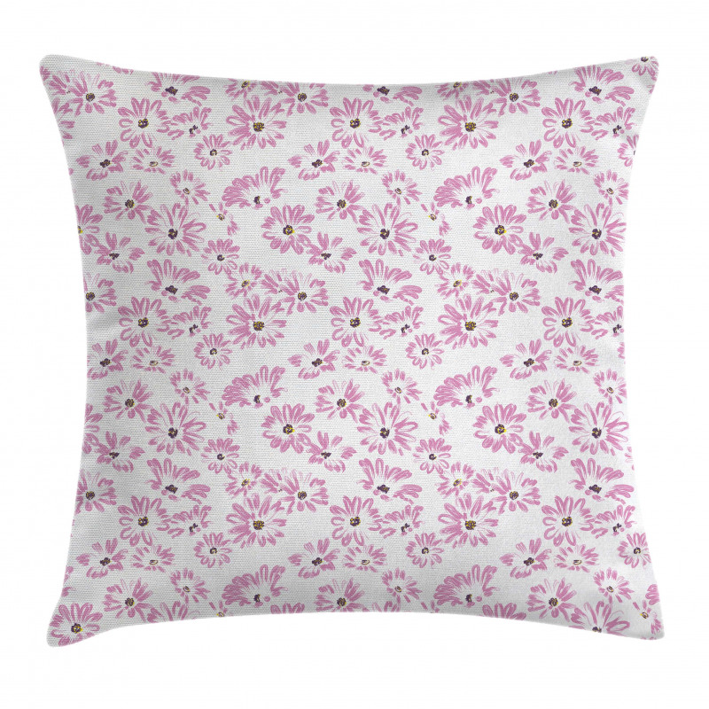 Romantic Florals Petals Pillow Cover