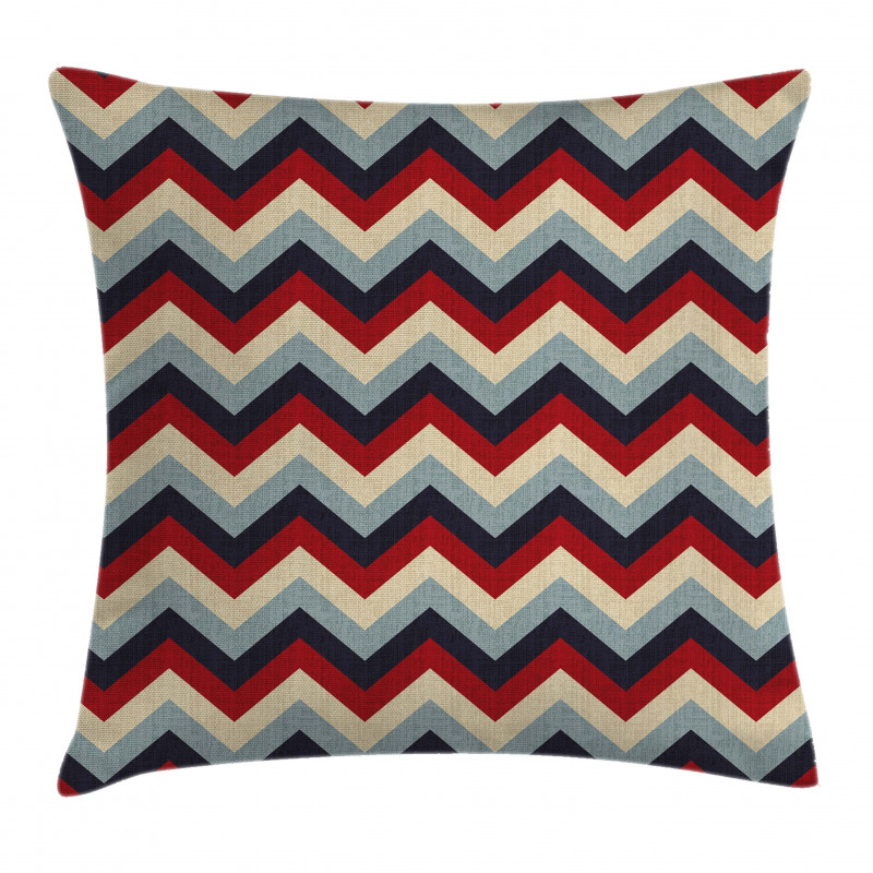 Retro Abstract Stripes Pillow Cover