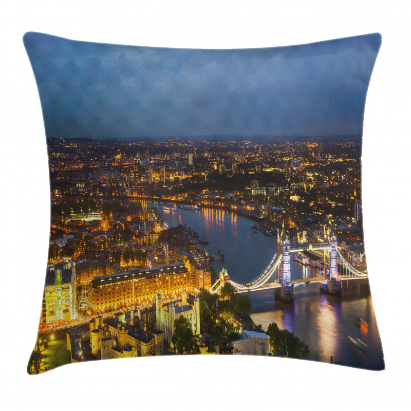 Sunset at London City Pillow Cover