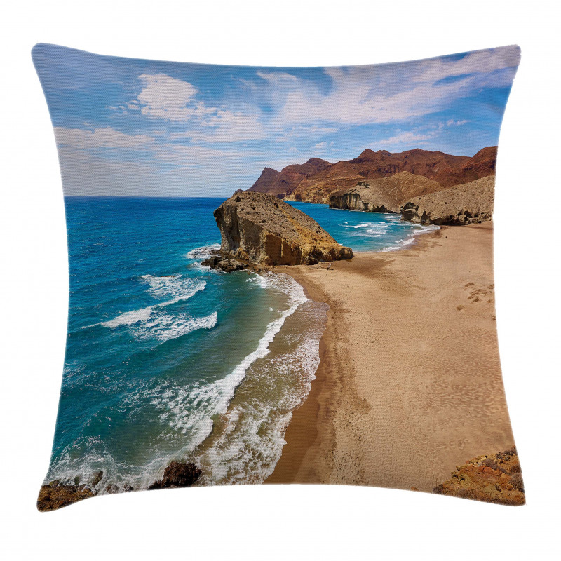 Summer Beach Spain Pillow Cover