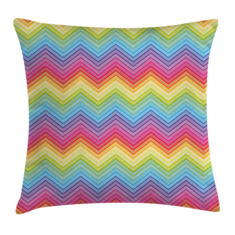 Colorful Vivid Chevron Pillow Cover