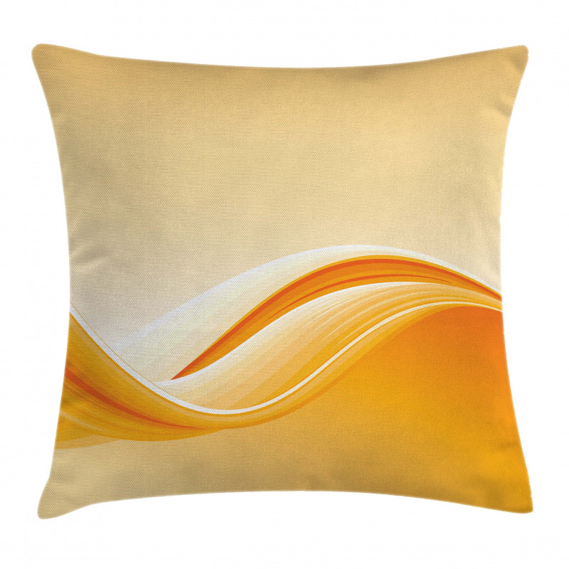 Vibrant Waved Line Pillow Cover