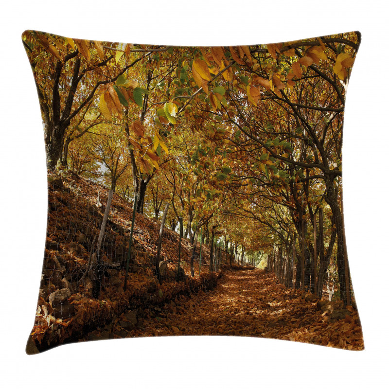 Autumn Foliage Forest Pillow Cover