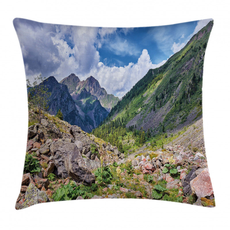 Mountain Wild Rhubarb Pillow Cover