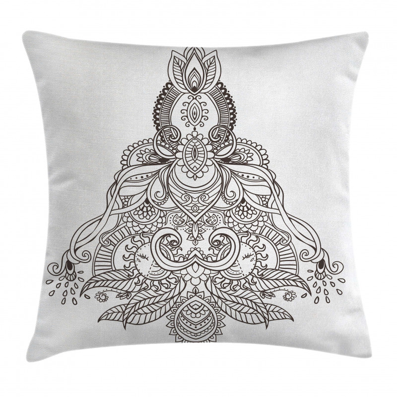 Lotus Sun Art Design Pillow Cover