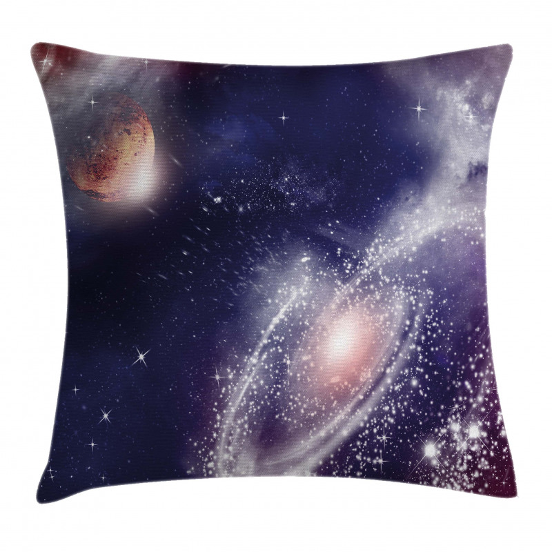 Nebula Planet Cosmic Pillow Cover