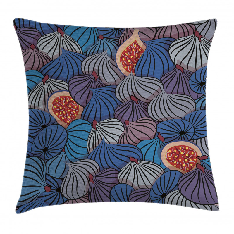 Fig Fruits Pattern Spring Pillow Cover