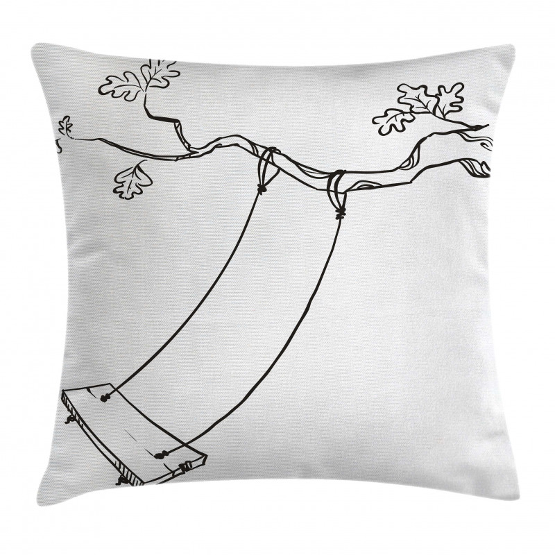 Sketchy Tree Swing Joy Pillow Cover