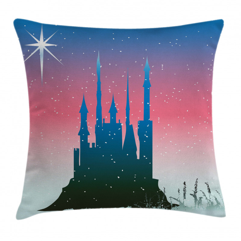 Medieval Castle Stars Pillow Cover