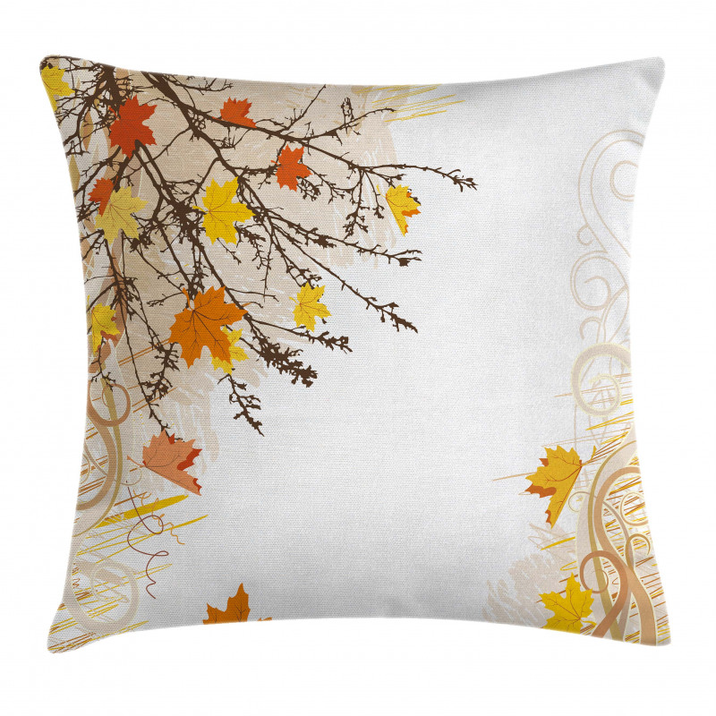 Maple Leaves in Autumn Pillow Cover