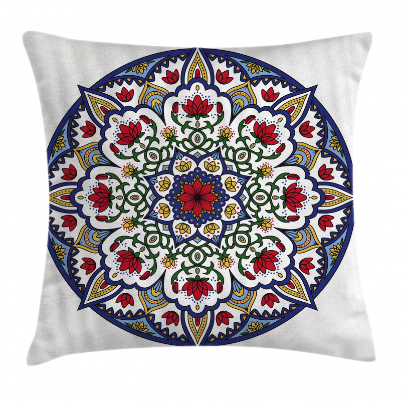 Mandala Lotus Pillow Cover