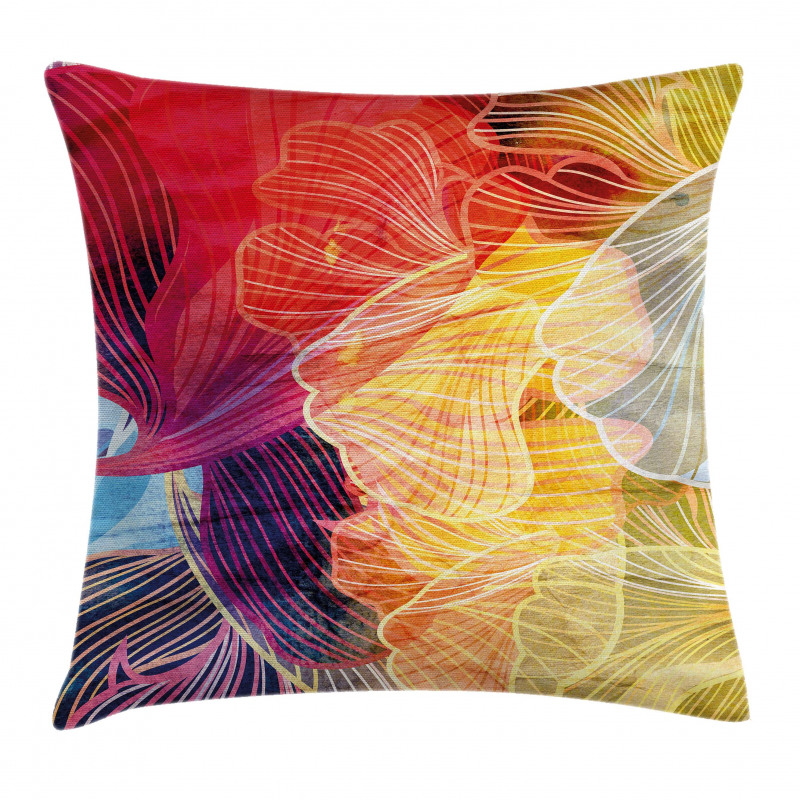 Abstract Colorful Natural Pillow Cover