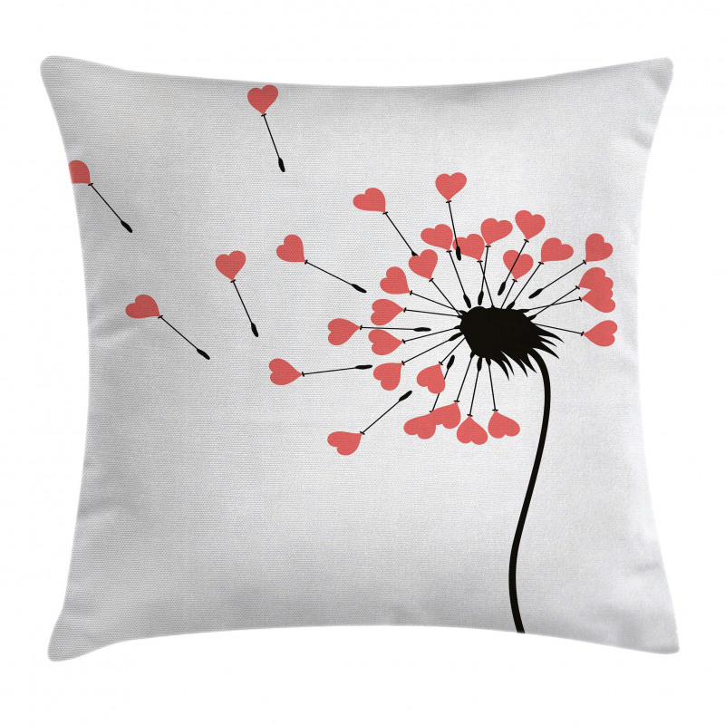 Dandelion Petals Buds Pillow Cover