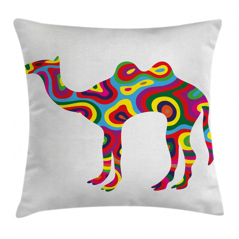 Abstract Camel Pillow Cover