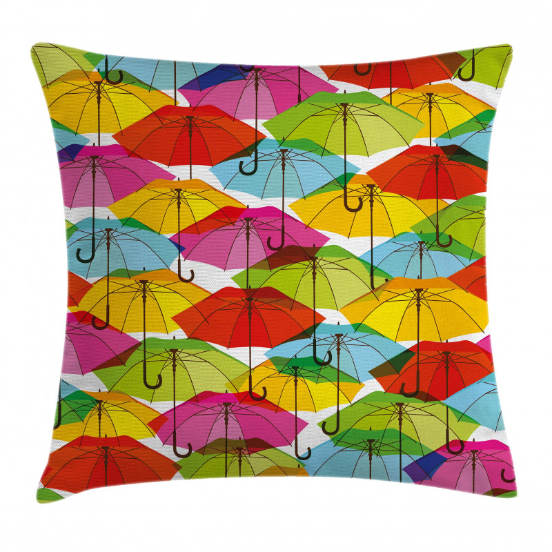 Vivid Umbrella Pillow Cover