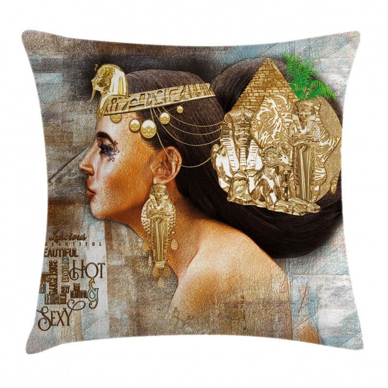 Queen Cleopatra Pillow Cover