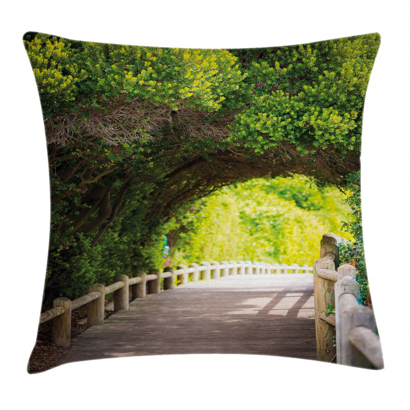 Nature Boardwalk Archway Pillow Cover