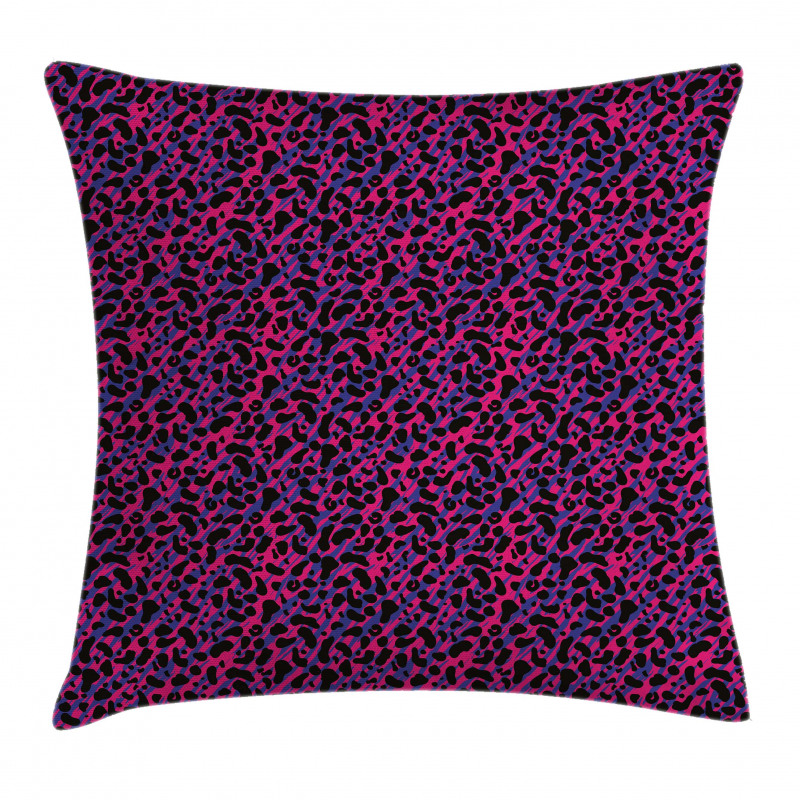 Leopard Skin Safari 80s Pillow Cover