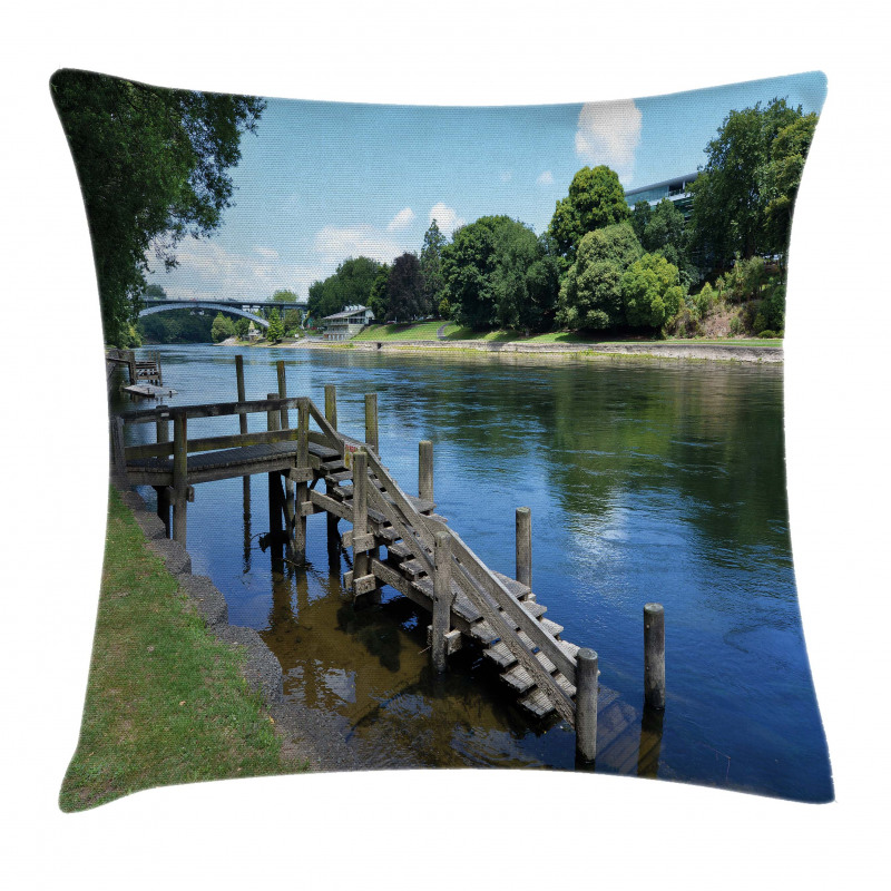 Waikato River Hamilton Pillow Cover