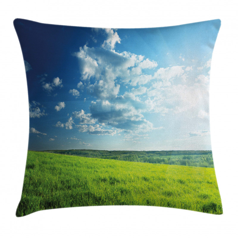 Meadow Valley Cloud Sun Pillow Cover