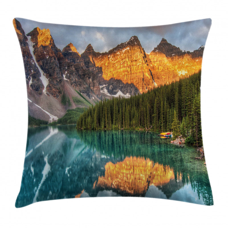 Moraine Lake Canadian Pillow Cover