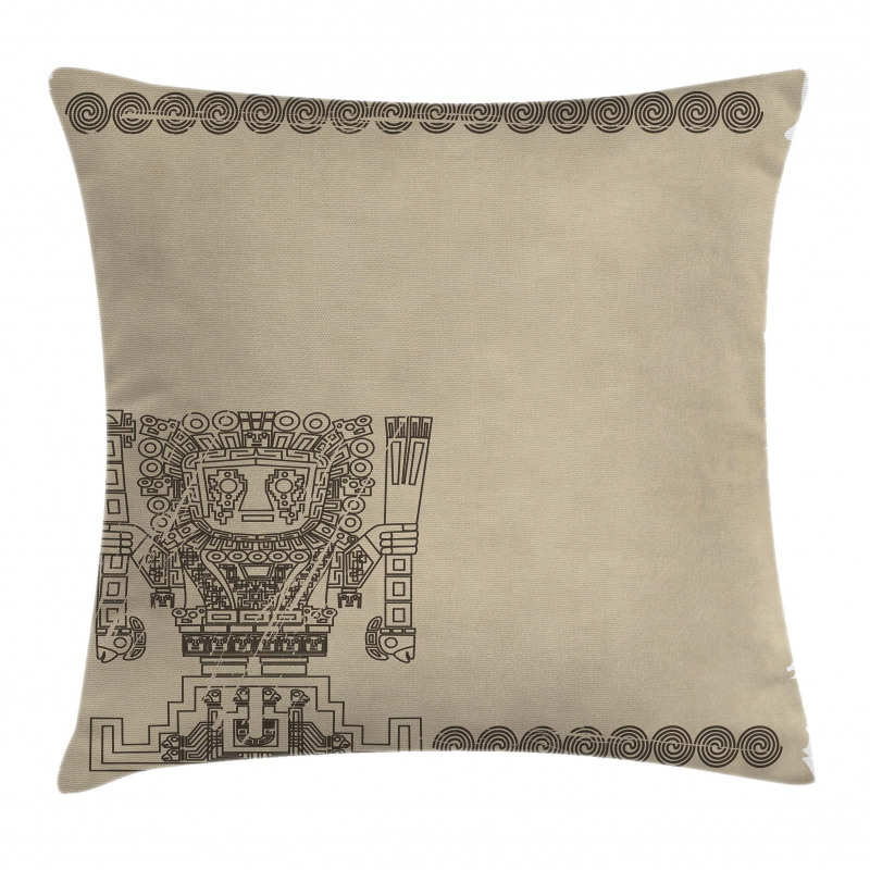 Mayan Relic Pillow Cover