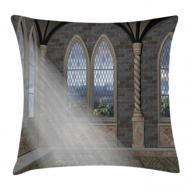 Crepuscular Rays Palace Pillow Cover