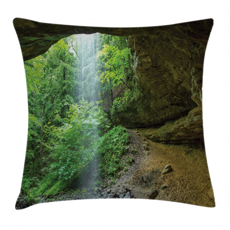 Canyon Michigan Caves Pillow Cover