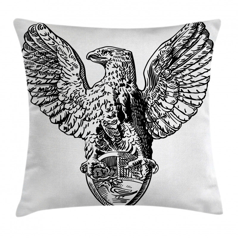 Italian Rome Heraldry Pillow Cover