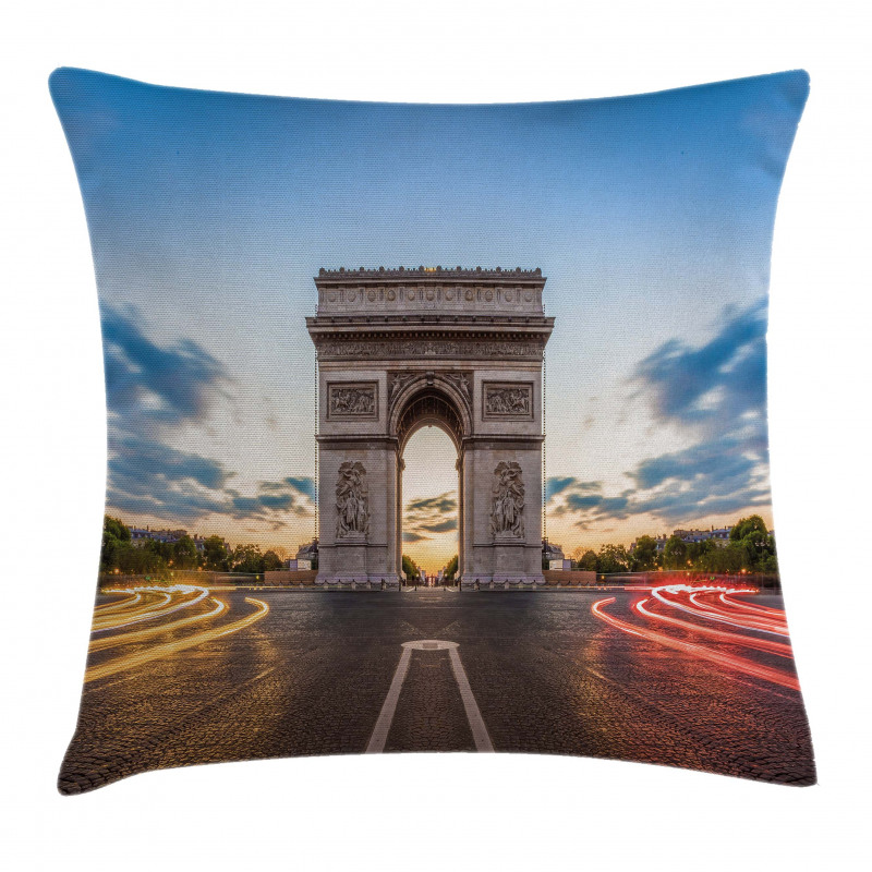 Famous Champs Elysees Pillow Cover