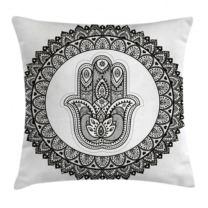 Traditional Art Style Pillow Cover