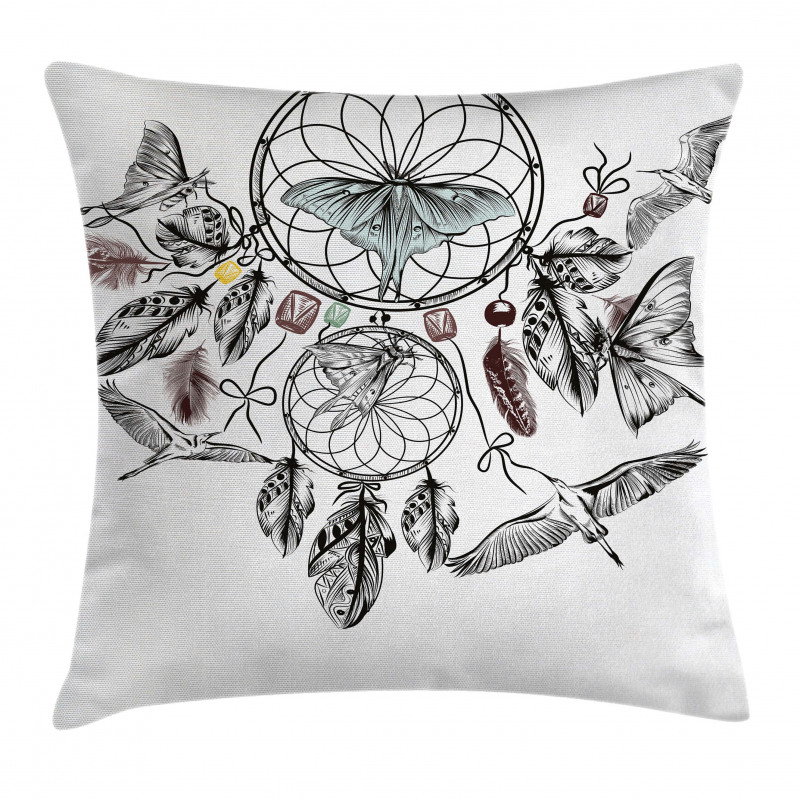 Dreamcatcher Butterflies Pillow Cover