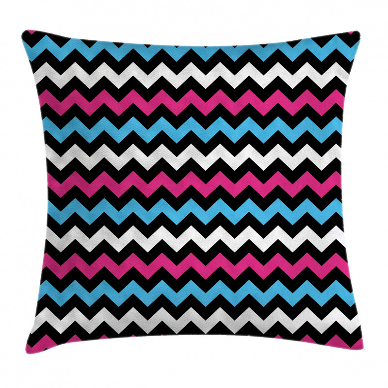 Zigzag Colorful Twisty Pillow Cover