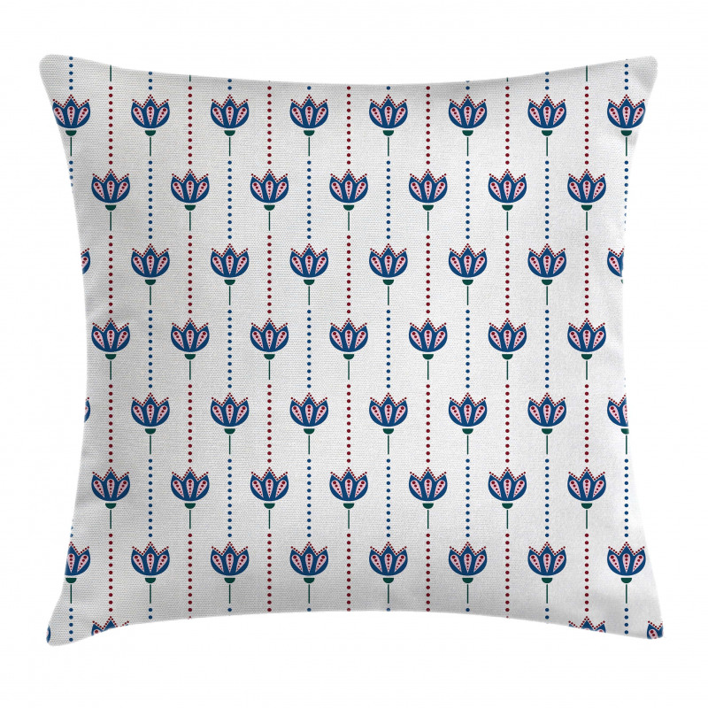 Tulip Flowers Pillow Cover