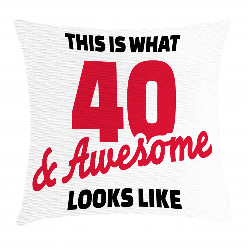 40 Pillow Cover