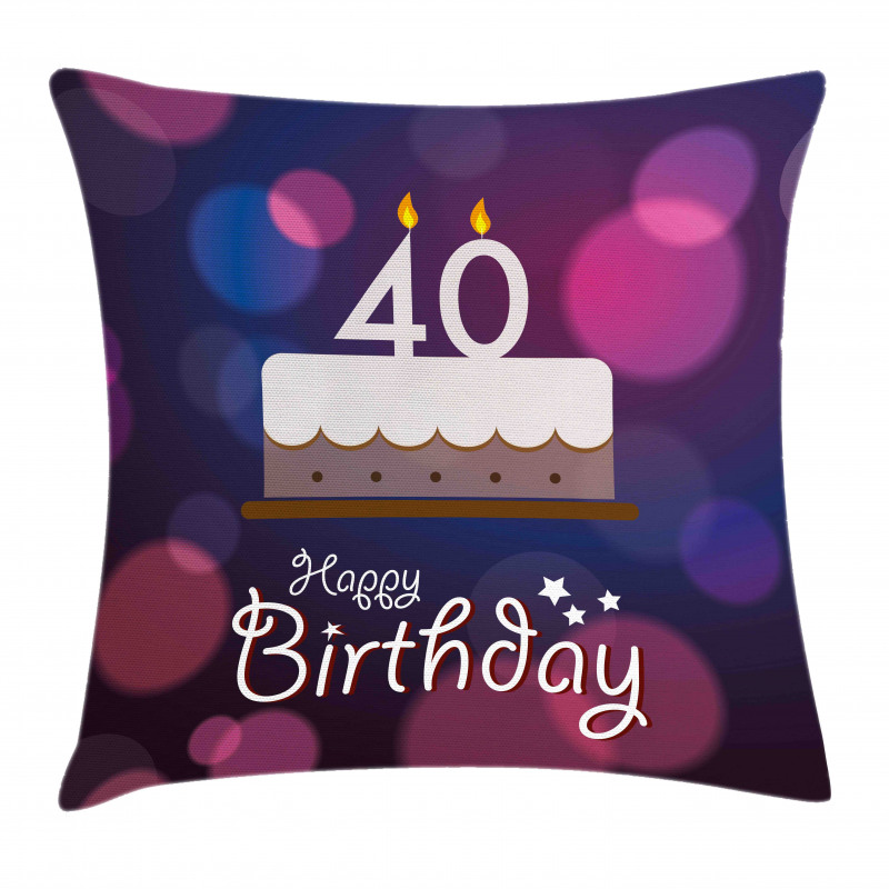 Birthday Cake Dots Pillow Cover
