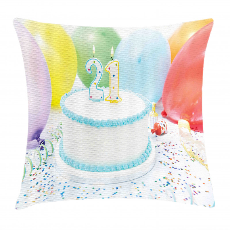 Colorful Ballons Pillow Cover