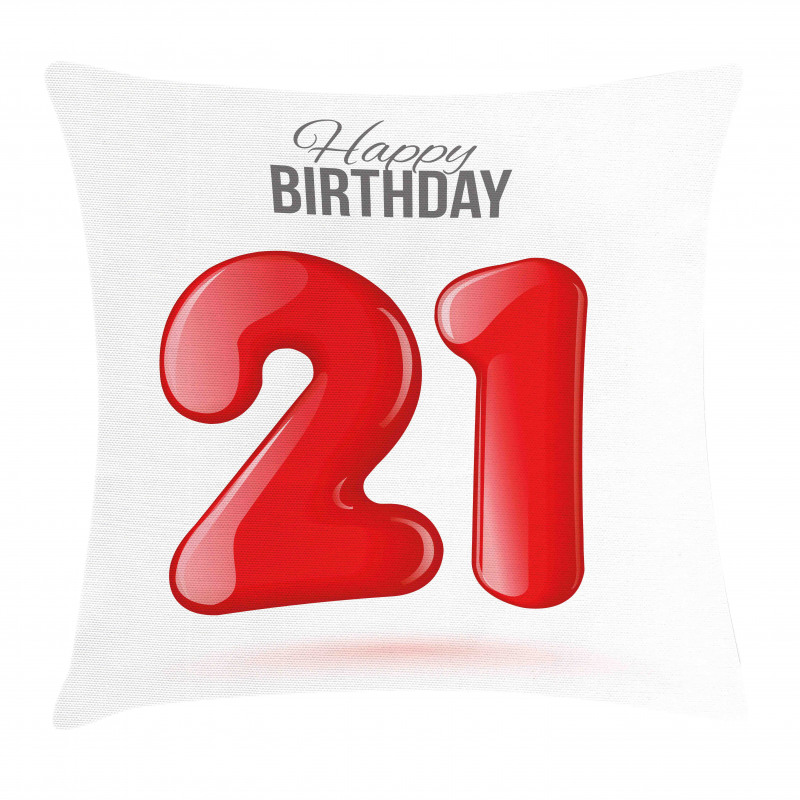 Teen Birthday Party Pillow Cover