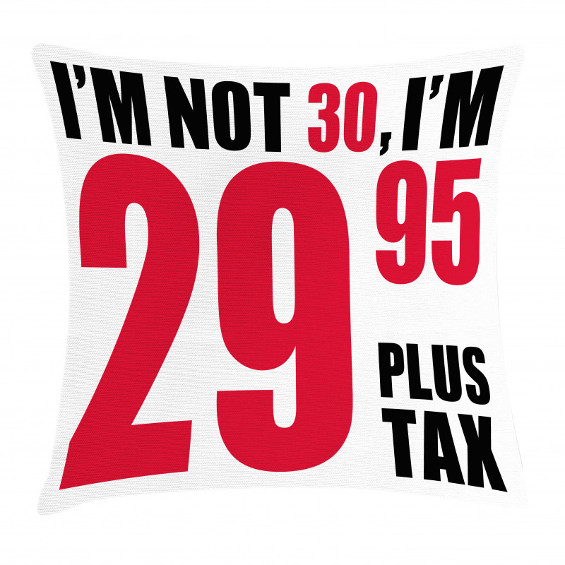 Forever Young Slogan Pillow Cover