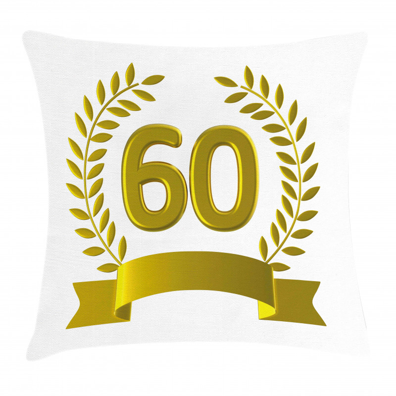 Golden Age Birthday Pillow Cover