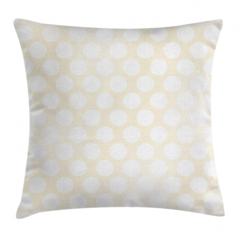 Large Polka Dots Circles Pillow Cover