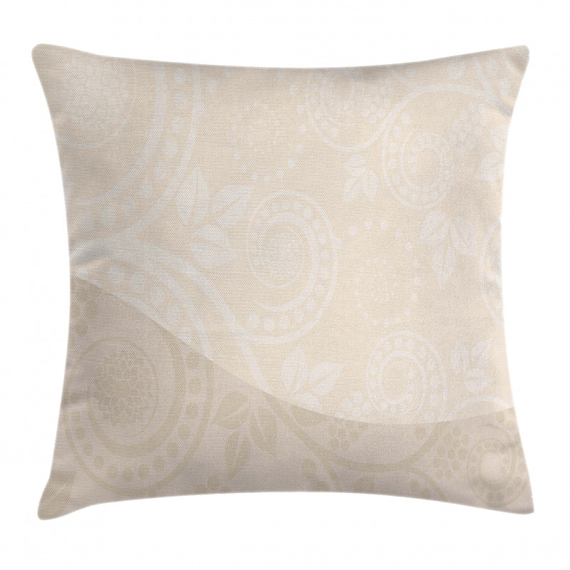 Floral Bloom Curves Pillow Cover
