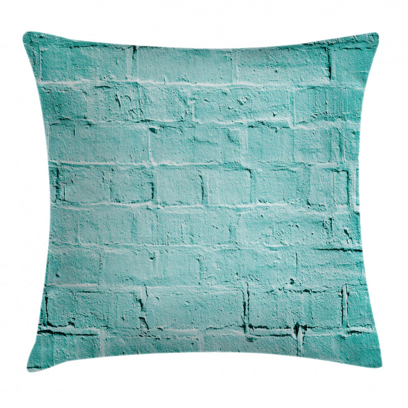 Brick Old Wall Vibrant Pillow Cover