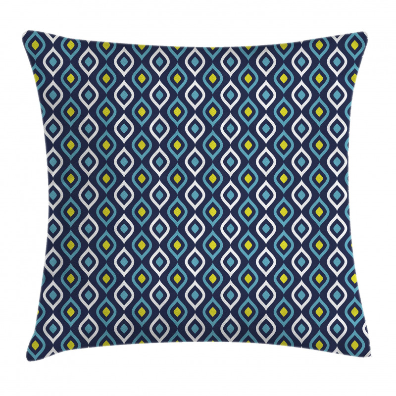 Abstract Leaf Form Spots Pillow Cover