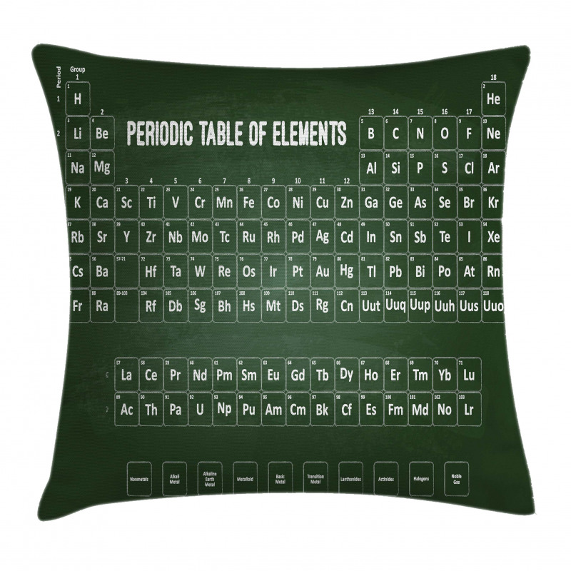 Science Elements Pillow Cover