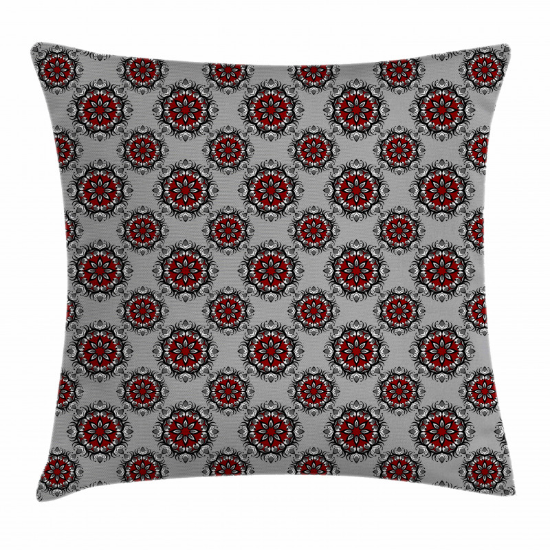 Moroccan Flower Rose Pillow Cover