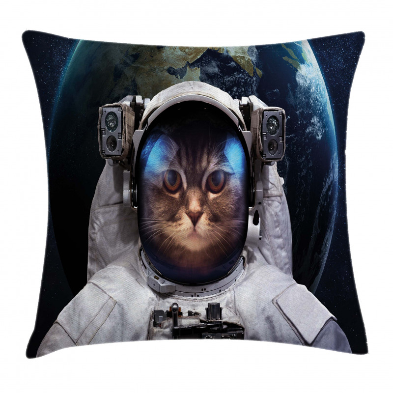 Planet Earth Backdrop Pillow Cover