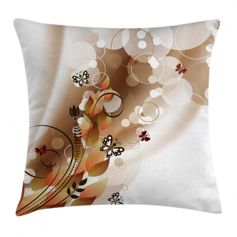 Spring Themed Abstraction Pillow Cover