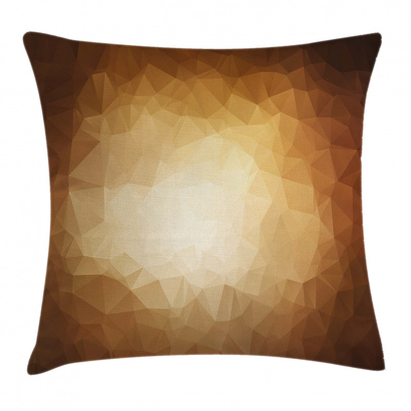 Abstract Triangles Mosaic Pillow Cover